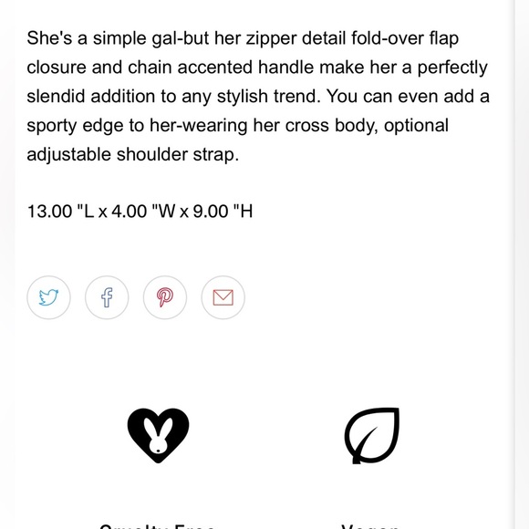 Urban Expressions Vegan Tan  Maisie Messenger Bag Gold Tone Hardware And‎ Chains - Picture 8 of 8